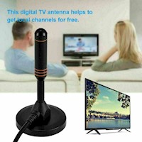 Antena Señal Digital Black Cable 3m HDTV Para TV LCD Smart TV VHF-UHF